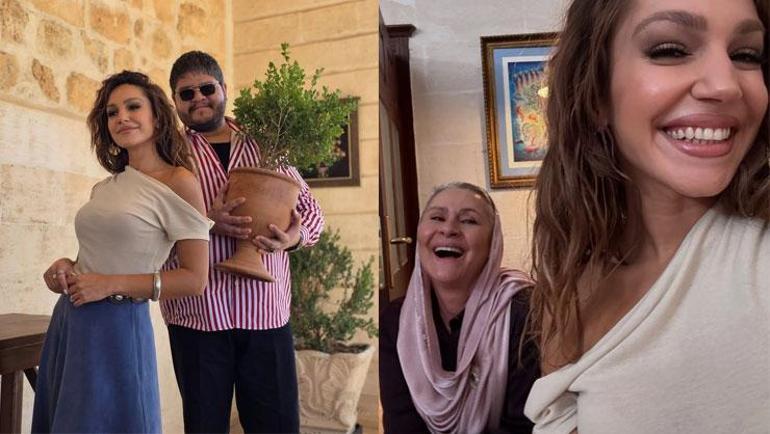 Sahra Şaş paylaştı Uzak Şehir setinde renkli anlar