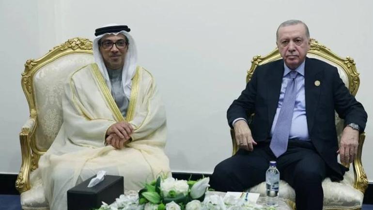 Cumhurbaşkanı Erdoğandan Mısırda diplomatik temaslar