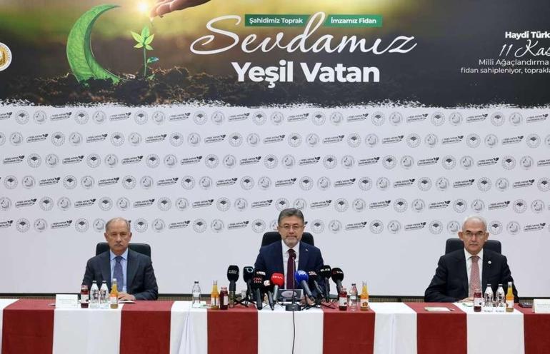 Bakan Yumaklı duyurdu ‘Ağaçlandırmada dünyada ilk 4teyiz’