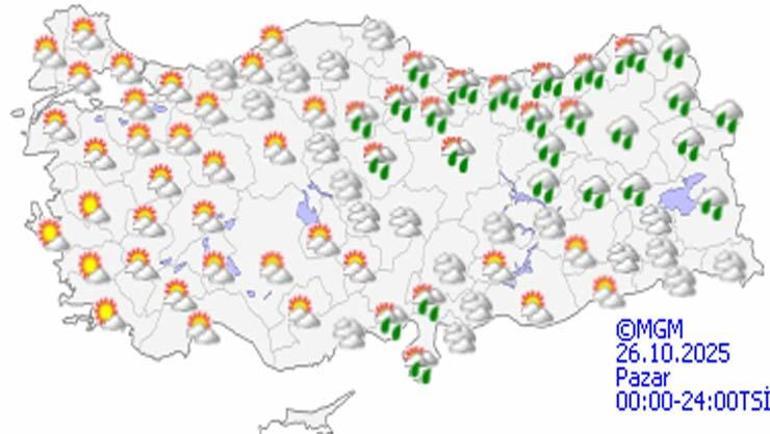 Meteoroloji gün vererek uyardı Kuvvetli yağış alarmı