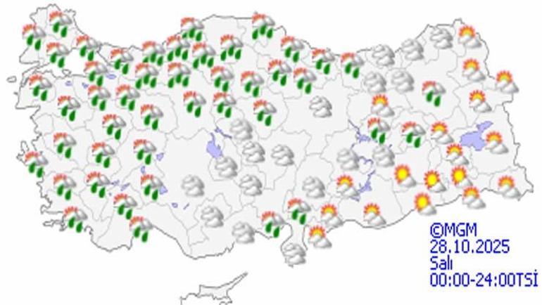 Meteoroloji gün vererek uyardı Kuvvetli yağış alarmı