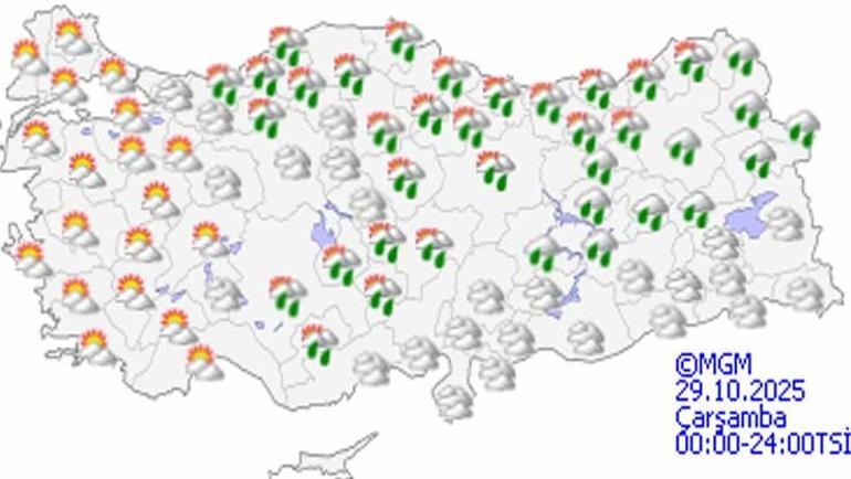 Meteoroloji gün vererek uyardı Kuvvetli yağış alarmı