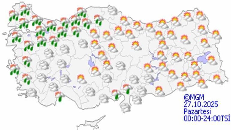 Meteoroloji gün vererek uyardı Kuvvetli yağış alarmı