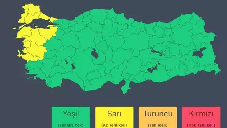 Saat verildi: AKOMdan İstanbul için dolu uyarısı