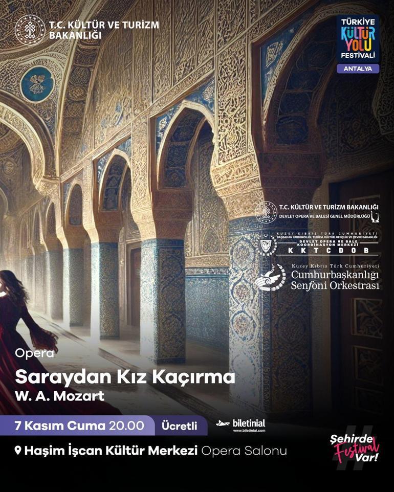 Akdenizin parlayan yıldızı Antalyada Kültür Yolu Festivali başlıyor