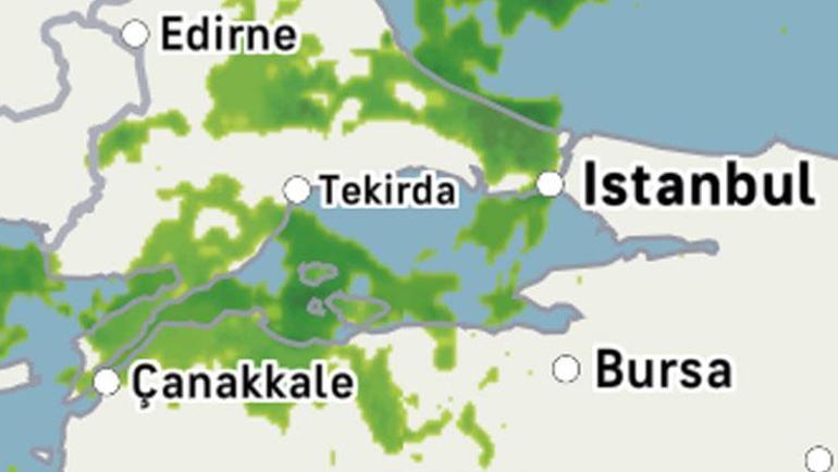 Meteoroloji ve AKOM uyarmıştı: İstanbulda beklenen yağış başladı 3 gün sürecek...