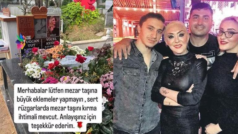 Annesine şiddet uyguladığı iddiasıyla gündemde Tuğberk Yağız, Güllünün mezarı başından seslendi