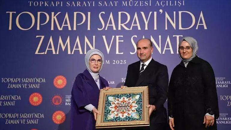 Emine Erdoğan, Topkapı Sarayı Saat Müzesinin açılışına katıldı
