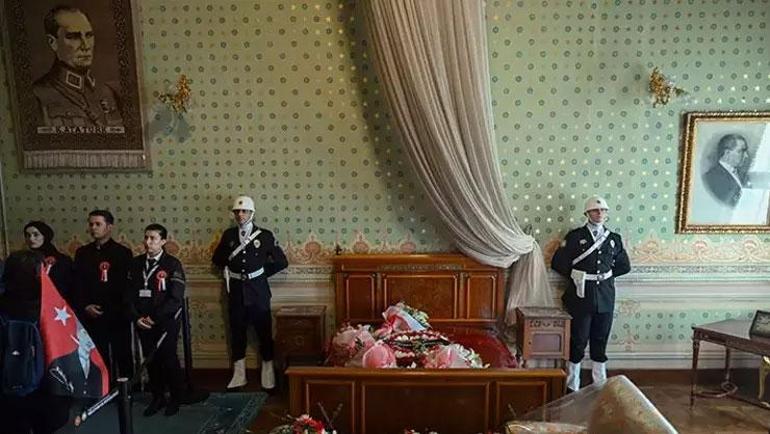 Gazi Mustafa Kemal Atatürk, vefatının 87inci yıl dönümünde Dolmabahçe Sarayında anıldı