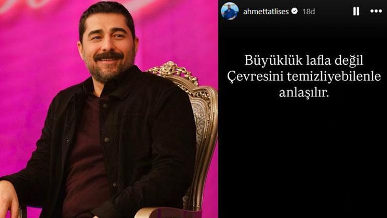 Tartışma yeniden alevlendi Ahmet Tatlısesten babasına olay gönderme