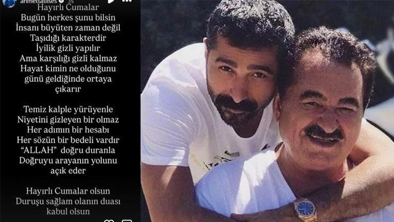 Babasıyla davalık olan Ahmet Tatlısesten gönderme Duruşu sağlam olanın duası kabul olur
