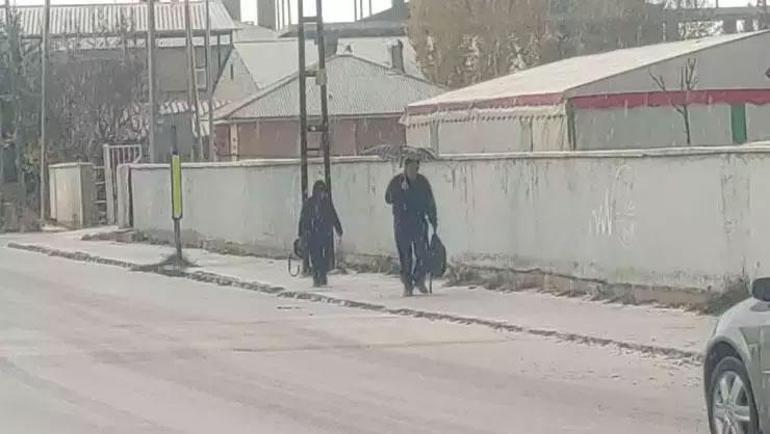 Kar sürprizi Lapa lapa yağmaya başladı, her yer beyaza büründü