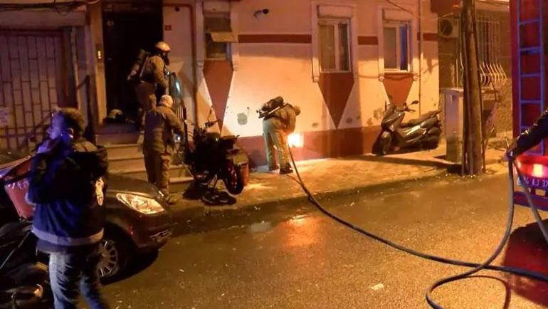 Küçükçekmecede korkutan yangın: 1i bebek 2si çocuk 6 kişi kurtarıldı