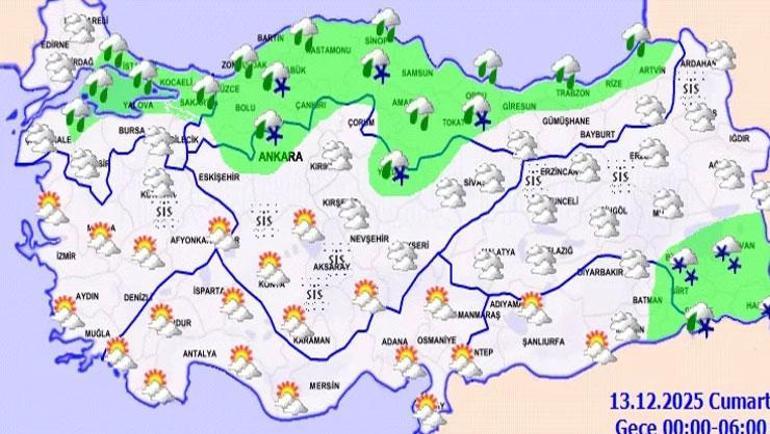Meteorolojiden kar ve sağanak uyarısı: İstanbul ve Ankara için saat verildi