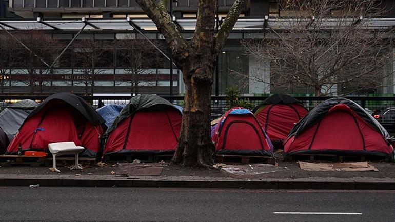 Londra’da kriz tavan yaptı Her 18 kişiden 1’i evsiz