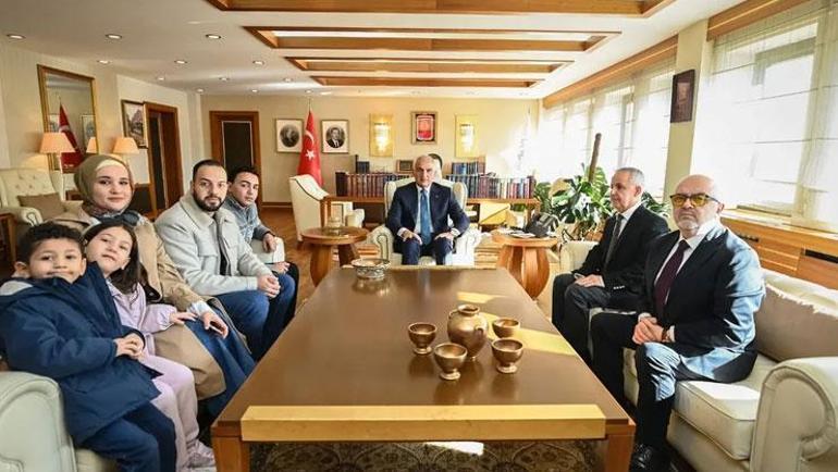 Cumhurbaşkanı Erdoğan Filistinli Hind Rajabın ailesini Külliyede kabul etti