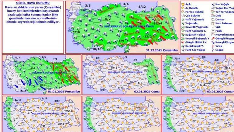 İstanbula kar geliyor Valilikten uyarı: 19 ilçede bu akşam başlıyor