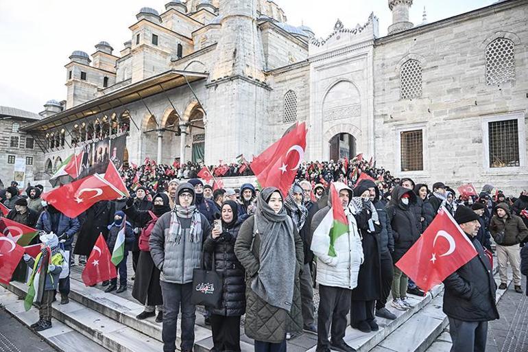 Türkiye, Gazze için ayakta 520 bin kişi Galata Köprüsünde haykırdı: Sinmiyoruz, susmuyoruz