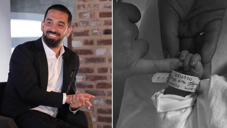 Arda Turan yeni doğan yeğenine yarım kilo altın taktı