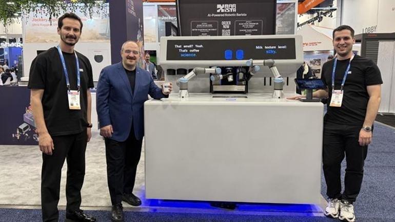 CES 2026’ya Türkiye damgası Türk girişimler dünya sahnesinde: Robot baristalar iş başında