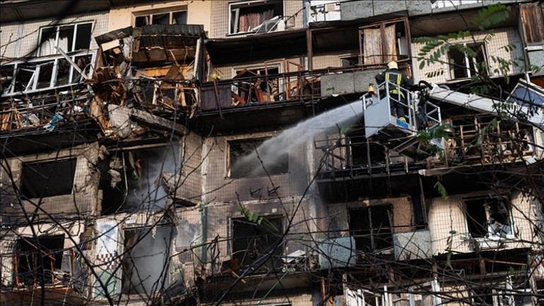 Rusyadan Ukraynaya gece saldırısı Ülke genelinde elektrikler kesildi