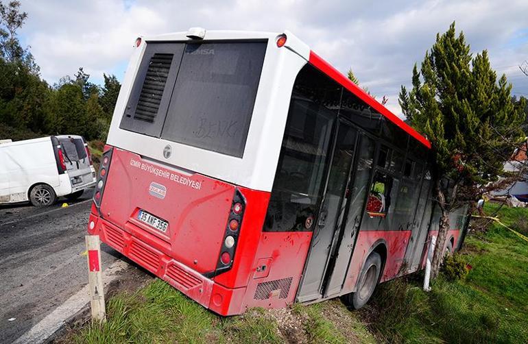 İzmirde korkunç kaza Belediye otobüsü ile minibüs çarpıştı: 1 ölü, 8 yaralı