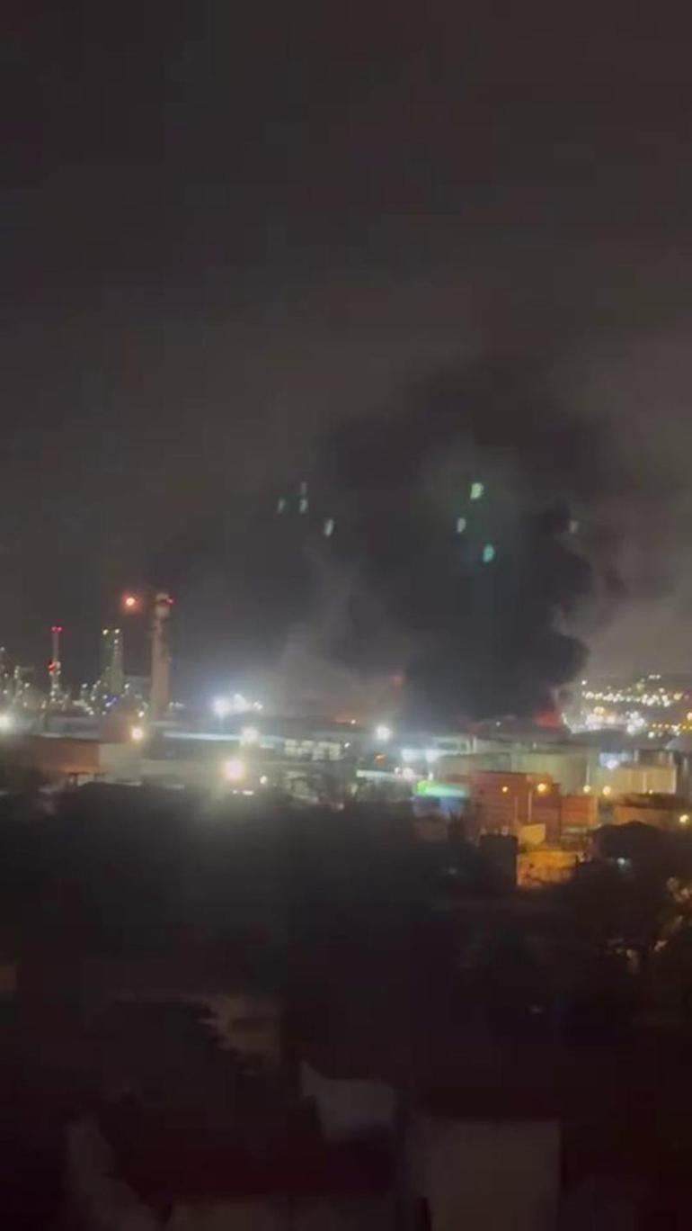 TÜPRAŞ İzmit rafinerisinde yangın İlk açıklama geldi