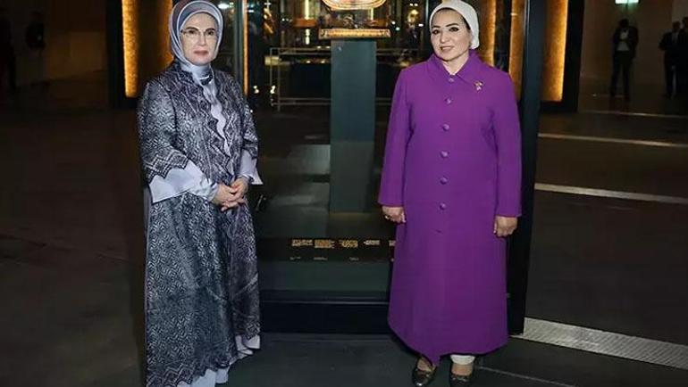 Emine Erdoğan, Mısır Cumhurbaşkanının eşi Amer ile bir araya geldi