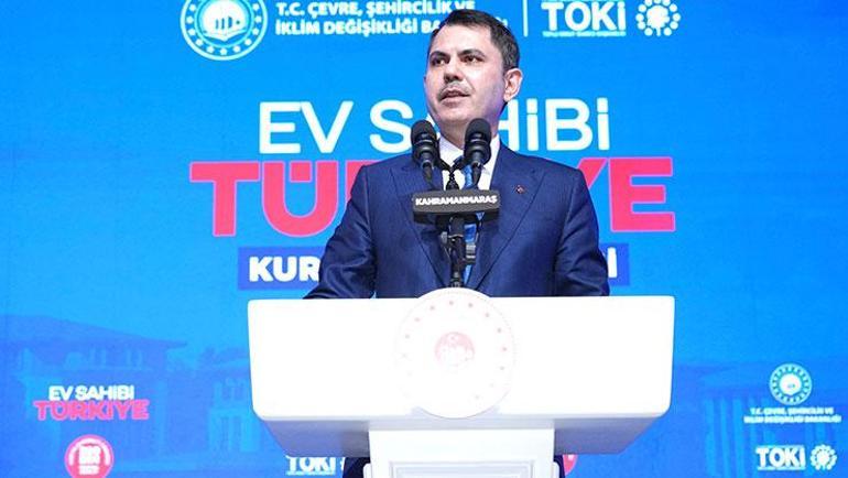 Bakan Kurum Kahramanmaraş’ta duyurdu ‘Ödemeler hemen değil, 2 yıl sonra başlayacak’