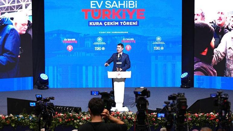 Bakan Kurum Kahramanmaraş’ta duyurdu ‘Ödemeler hemen değil, 2 yıl sonra başlayacak’