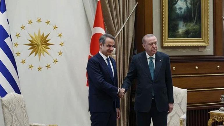 Ankarada kritik zirve Cumhurbaşkanı Erdoğan ve Miçotakis bir araya geldi