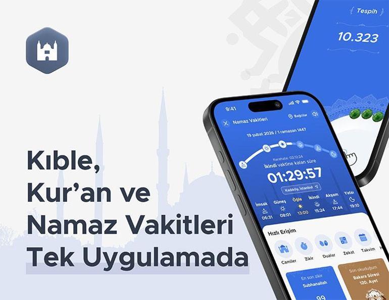 Ramazanda hayata bağlanma noktanız Posta App Namaz vakitleri, sahur ve iftar saatleri, kıble ve Kuran özelliği tek uygulamada