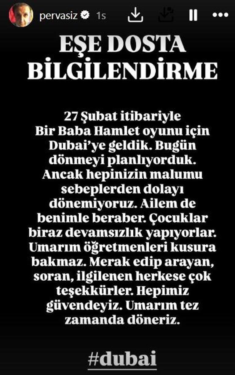 İlker Ayrık ve Şevket Çoruh Dubaide mahsur kaldı Dönemiyoruz