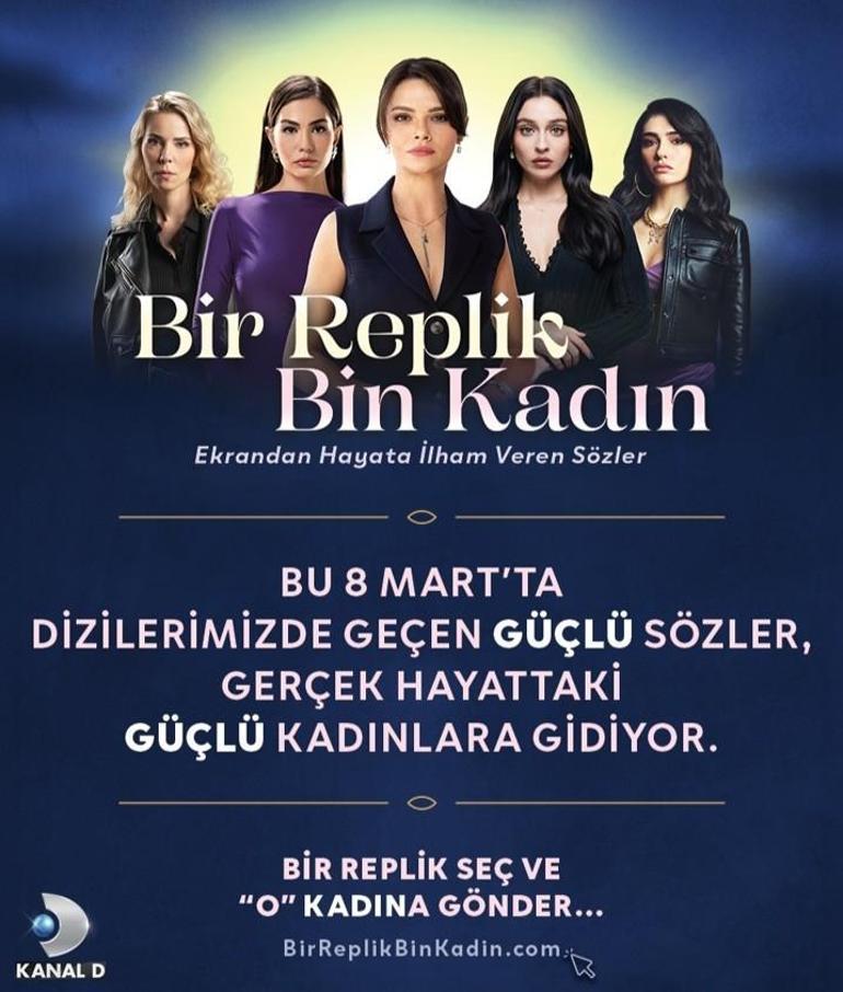 Kanal Dden Kadınlar Gününe özel dijital deneyim Bir replik bin kadın