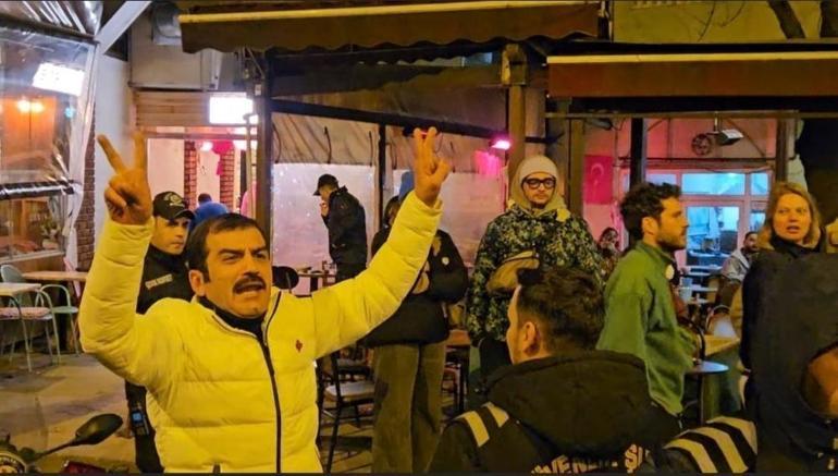 Ufuk Bayraktar ve 8 Mart yürüyüşü yapan kadınlar arasında gerginlik