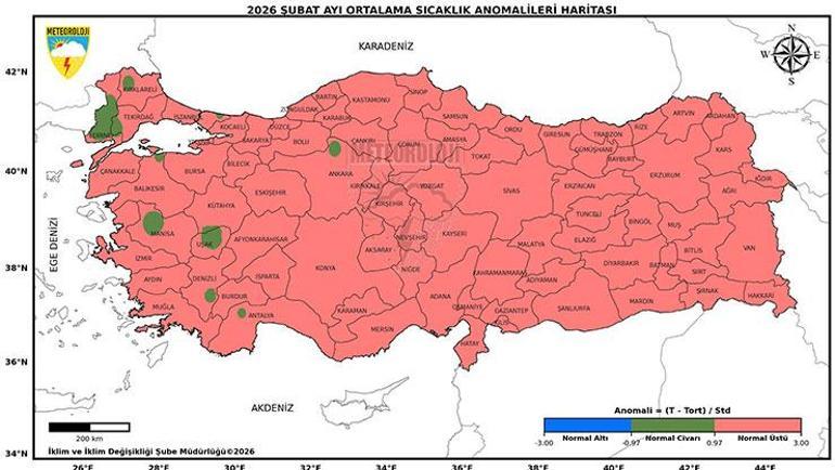 Meteoroloji raporunu açıkladı Son 56 yılın en sıcak 3üncü şubat ayı yaşandı