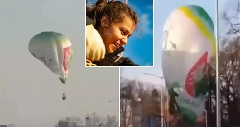 Polonyada dehşet Şampiyon pilot balondan fırlayıp binanın çatısına düştü