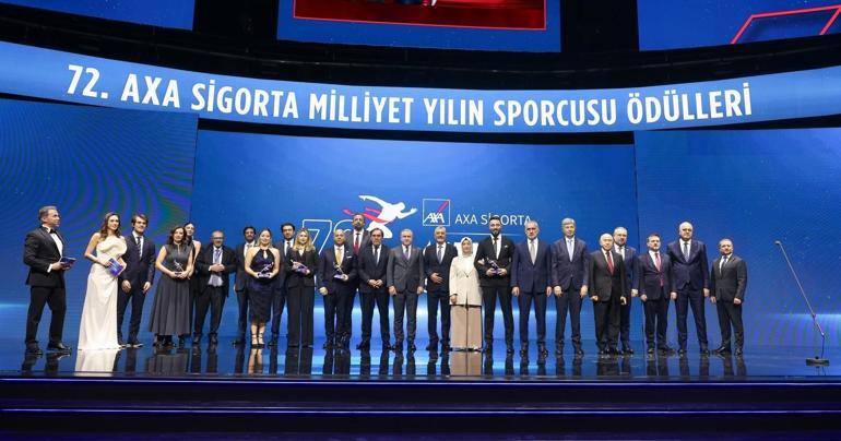 72. AXA Sigorta Milliyet Yılın Sporcusu Ödülleri sahiplerini buldu