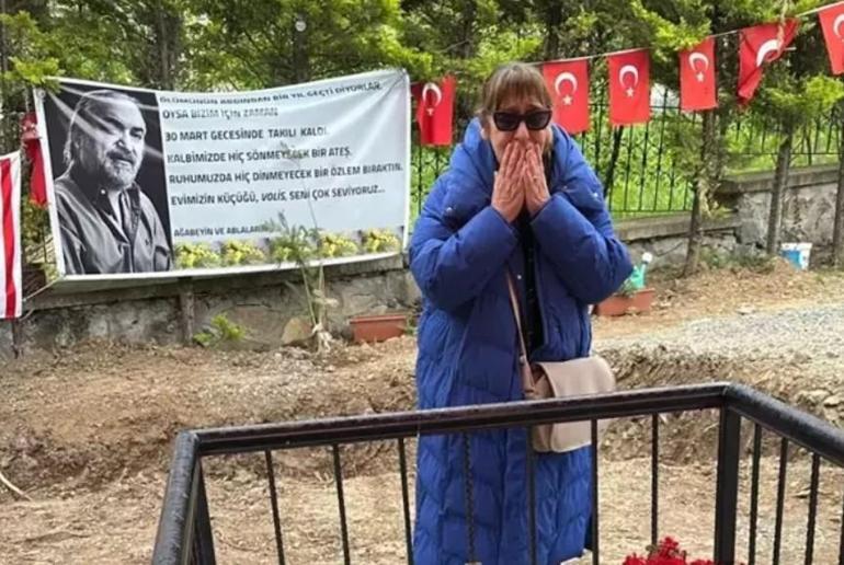 Melek Baykal, Volkan Konak’ın mezarını ziyaret etti