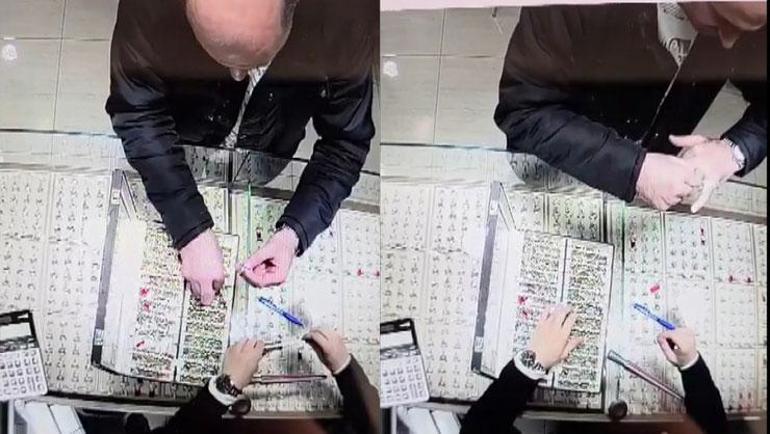 Saniyeler içinde çaldı Değeri 50 bin lira