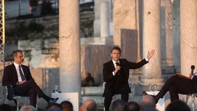 Yunan basını Macron’un açıklamalarını Türkiye’ye çevirdi: Savaş çıkarsa yardım edeceğiz