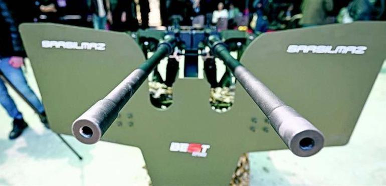 Yerli robot silahlar görücüye çıktı