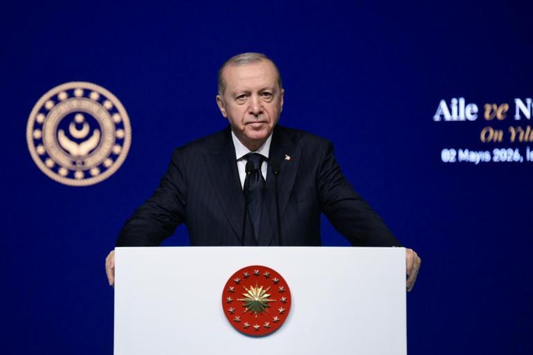 Cumhurbaşkanı Erdoğan: Doğurganlık hızımız düşüyor Rakamlar hepimiz için tedirgin edici