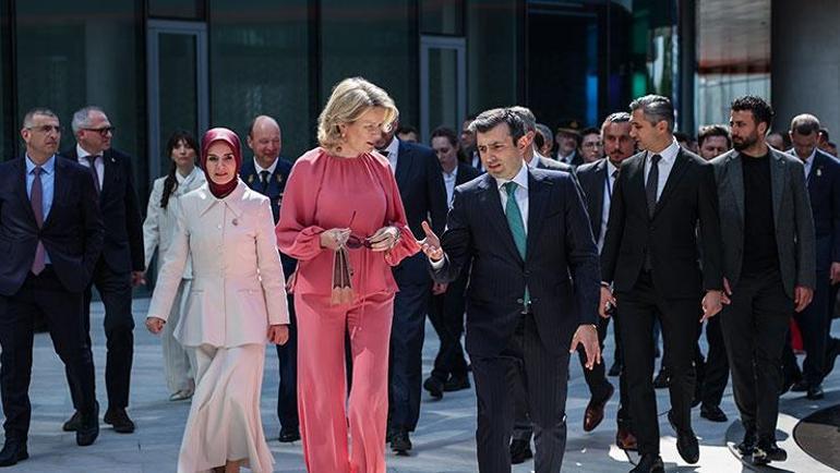 Belçika kraliçesi Mathilde Baykar’ı ziyaret etti