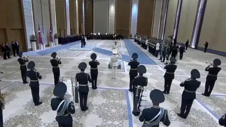 Cumhurbaşkanı Erdoğan, Kazakistan’da resmi törenle karşılandı