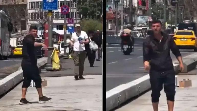 Galata Köprüsü’nde skandal görüntü Turistlere yaptıklarının ardından gözaltına alındılar