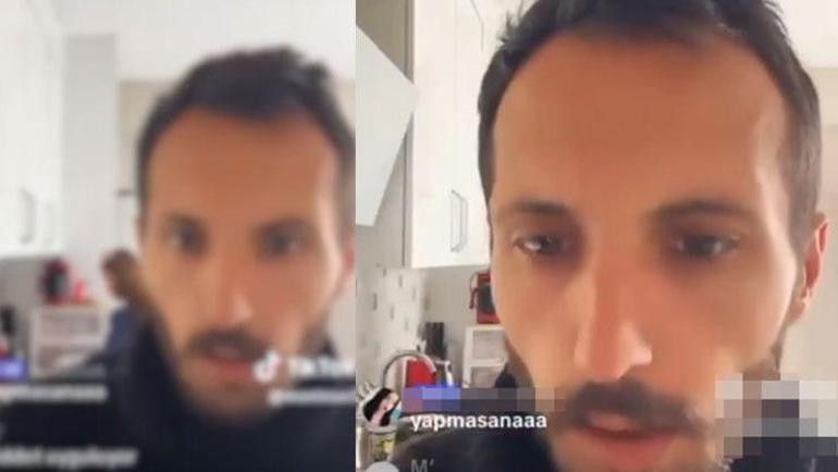 TikTok canlı yayınında eşine şiddet uyguladı Kapa çeneni