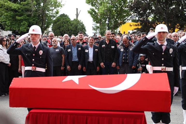 Çorluda omuz omuza şehit düştüler Polis memurları için tören düzenlendi