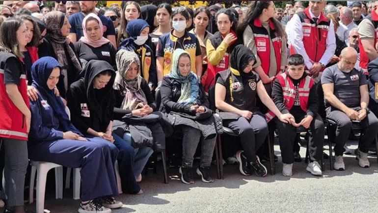 Çorluda omuz omuza şehit düştüler Polis memurları için tören düzenlendi