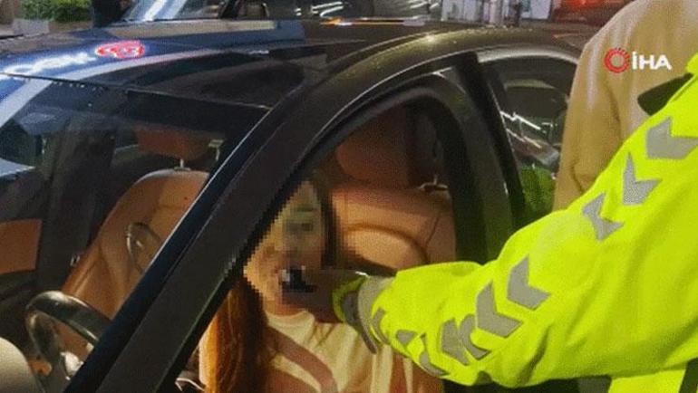 Alkollü sürücü polisi çileden çıkarttı Alo kanka, acil durum